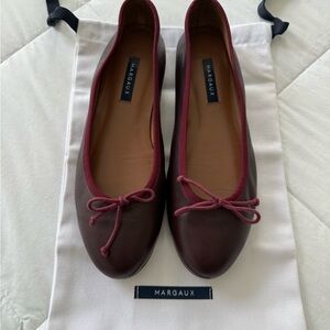 Margaux Demi Ballet Flats in Burgundy (US Size 9.5M)